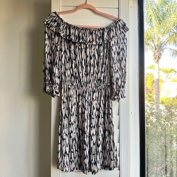 Scotch & Soda Off the Shoulder Ruffle Mini Dress size XS - Picture 2 of 10
